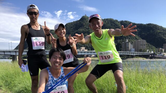 ＜10.5＞ぎふ長良川リレーマラソン優勝！