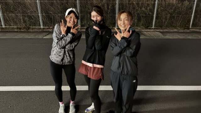 《12.10》インターバル走（1000m×7set）