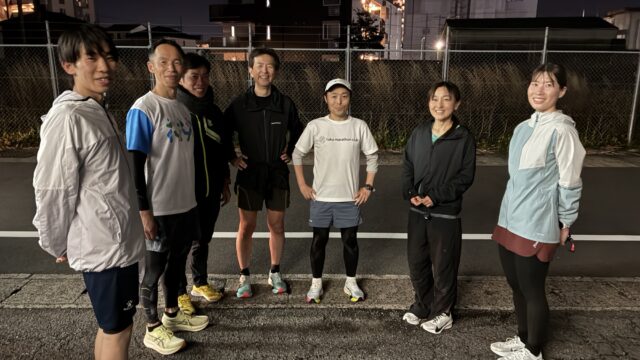 《3.26》インターバル走（1000m×7本）