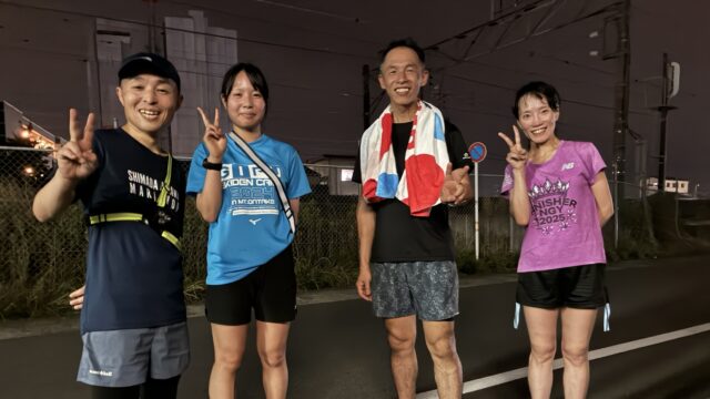 《6.17》インターバル走（2000+1000m×2セット）