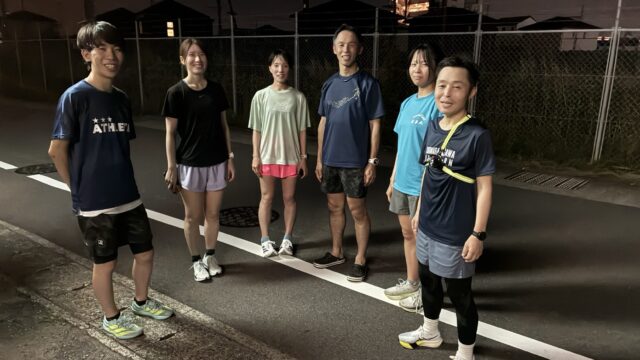 《7.8》インターバル走（2000+1000m×2set）