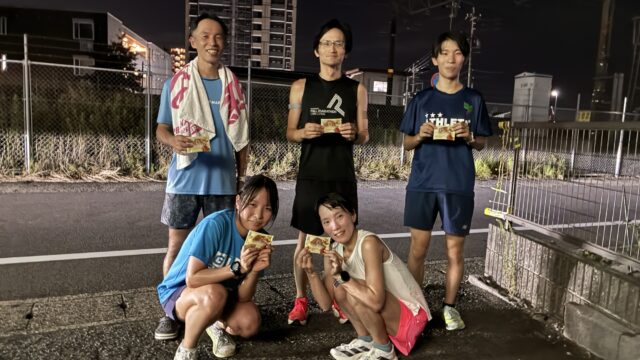 《8.19》インターバル走（3000+2000+1000m）
