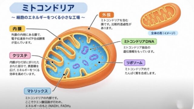 ＜10.5＞トレーニングとミトコンドリアの関係